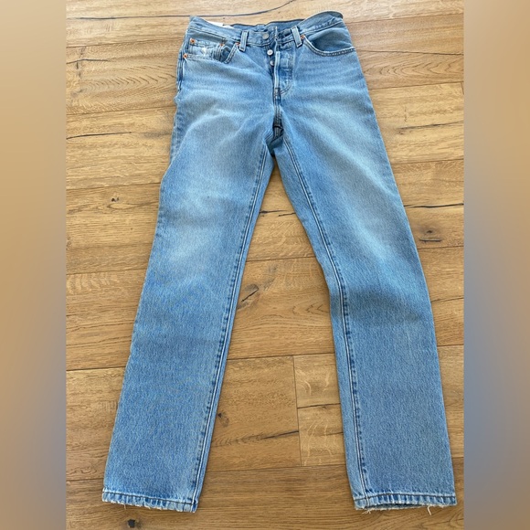 Levi’s premium 501 jeans . 26x32 
Classic Blue Denim Jeans - Picture 1 of 7